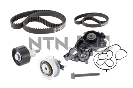 Set distributie potrivit AUDI A1, A1 CITY CARVER, A3, A5, Q2, Q3; CUPRA LEON; SEAT ARONA, ATECA, IBIZA IV, IBIZA IV SC, IBIZA IV ST 1.0-Electric dupa 2011 (curea + intinzator + pompa apa) [1]