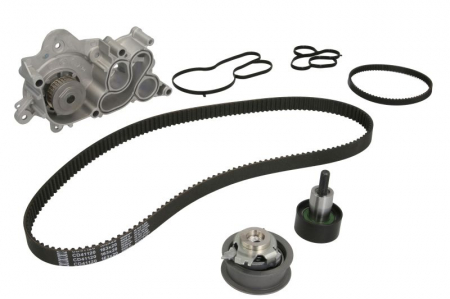 Set distributie (curea + intinzator + Pompa apa) potrivit AUDI A1, A1 CITY CARVER, A3, Q2, Q3; SEAT ARONA, ATECA, IBIZA IV, IBIZA IV SC, IBIZA IV ST, IBIZA V, LEON 1.0-Electric 04.11- [1]
