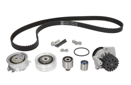 Distributie - Set distributie potrivit AUDI A1, A3, A4 ALLROAD B8, A4 B8, A5, A6 C6, A6 C7, Q3, Q5, TT; SEAT ALHAMBRA, ALTEA, ALTEA XL, EXEO, EXEO ST 1.2-2.5D dupa 2003 (curea + intinzator + pompa apa)