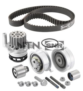 Set distributie potrivit AUDI A1, A3, A4 ALLROAD B8, A4 B8, A5, A6 C6, A6 C7, Q3, Q5, TT; SEAT ALHAMBRA, ALTEA, ALTEA XL, EXEO, EXEO ST 1.2-2.5D dupa 2003 (curea + intinzator + pompa apa) [1]