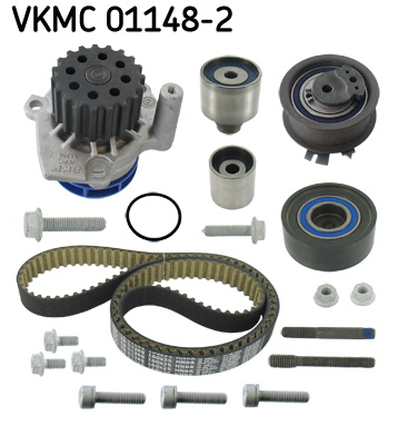 Set distributie potrivit AUDI A1, A3, A4 ALLROAD B8, A4 B8, A5, A6 C7, Q3, Q5, TT; SEAT ALHAMBRA, ALTEA, ALTEA XL, EXEO, EXEO ST, IBIZA IV 1.2-2.5D dupa 2003 (curea + intinzator + pompa apa) [1]