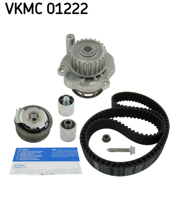 Set distributie potrivit AUDI A1, A3, A4 B6, A4 B7, A6 C6, TT; SEAT ALTEA, ALTEA XL, EXEO, EXEO ST, LEON, TOLEDO III; SKODA OCTAVIA II 2.0 2002-2017 (curea + intinzator + pompa apa) [1]
