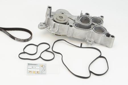 Set distributie potrivit AUDI A1, A3, A4 B9, A5, Q2, Q3; CUPRA FORMENTOR, LEON, LEON SPORTSTOURER; SEAT ALHAMBRA, ATECA, IBIZA IV 1.0-1.6 dupa 2011 (curea + intinzator + pompa apa) [1]