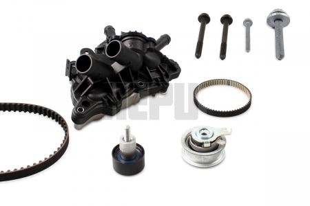 Set distributie (curea + intinzator + Pompa apa) potrivit AUDI A1; SEAT LEON, LEON SC; SKODA OCTAVIA III; VW GOLF VII, JETTA IV, POLO V 1.2-1.4H 04.11-08.20 [2]