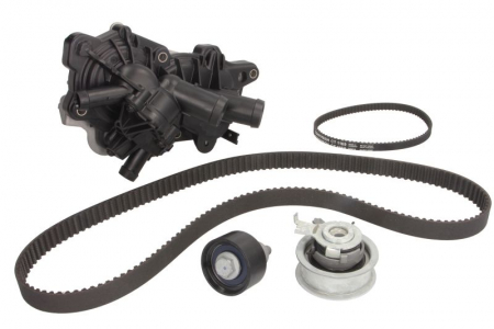 Set distributie (curea + intinzator + Pompa apa) potrivit AUDI A1; SEAT LEON, LEON SC; SKODA OCTAVIA III; VW GOLF VII, JETTA IV, POLO V 1.2-1.4H 04.11-08.20 [1]