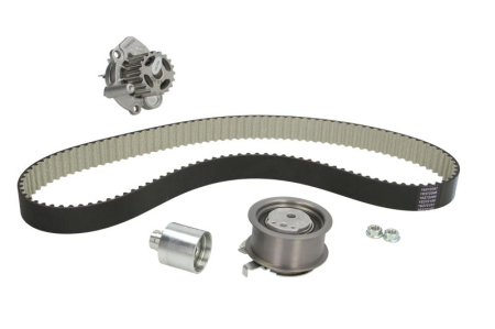 Distributie - Set distributie potrivit AUDI A2, A3, A4 B5, A4 B6, A4 B7, A6 C5; FORD GALAXY I, GALAXY MK I; SEAT ALHAMBRA, ALTEA, ALTEA XL 1.2D/1.9D/2.0D 1995-2011 (curea + intinzator + pompa apa)