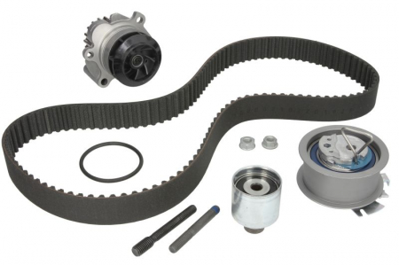 Piese Auto - Set distributie (curea + intinzator + Pompa apa) potrivit AUDI A2, A3, A4 B6, A4 B7, A6 C5; FORD GALAXY I; SEAT ALHAMBRA, ALTEA, ALTEA XL, IBIZA III, LEON 1.2D/1.9D/2.0D 03.95-05.11