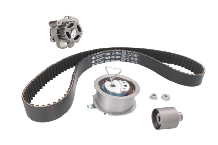 Distributie - Set distributie potrivit AUDI A2, A3; FORD GALAXY I; SEAT ALHAMBRA, ALTEA, ALTEA XL, AROSA, CORDOBA, IBIZA III, IBIZA IV, IBIZA IV SC 1.2D-2.0D dupa 1999 (curea + intinzator + pompa apa)