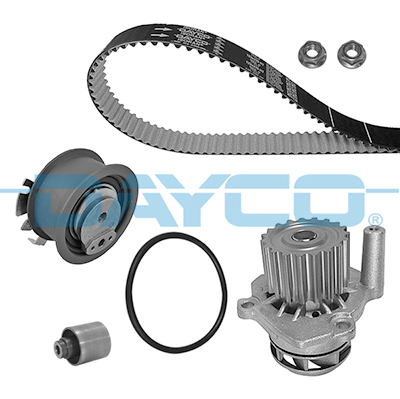 Set distributie (curea + intinzator + Pompa apa) potrivit AUDI A2, A3; SEAT ALHAMBRA, ALTEA, ALTEA XL, AROSA, CORDOBA, IBIZA III, IBIZA IV, IBIZA IV SC, LEON 1.2D-2.0D 01.99-12.10 [2]