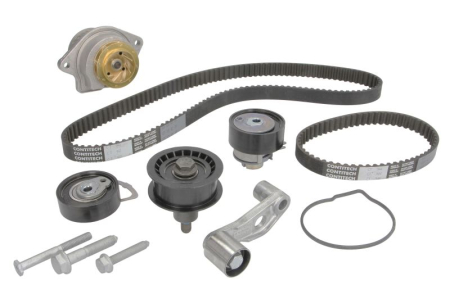 Distributie - Set distributie potrivit AUDI A2; SEAT ALTEA, ALTEA XL, AROSA, CORDOBA, CORDOBA VARIO, IBIZA II, IBIZA III, IBIZA IV 1.4/1.4LPG/1.6 1996-2015 (curea + intinzator + pompa apa)