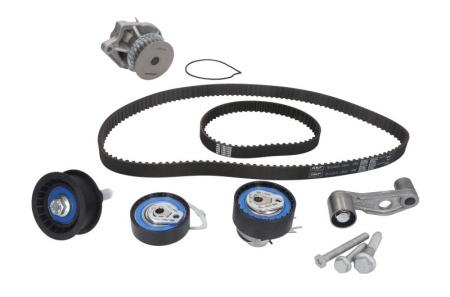 Distributie - Set distributie potrivit AUDI A2; SEAT ALTEA, ALTEA XL, AROSA, CORDOBA, CORDOBA VARIO, IBIZA II, IBIZA III, IBIZA IV, IBIZA IV SC 1.4/1.6 1996-2015 (curea + intinzator + pompa apa)