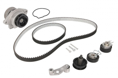 Set distributie potrivit AUDI A2; SEAT ALTEA, ALTEA XL, CORDOBA, CORDOBA VARIO, IBIZA II, IBIZA III, IBIZA IV, IBIZA IV SC 1.4/1.4LPG/1.6 1996-2015 (curea + intinzator + Pompa apa) [1]