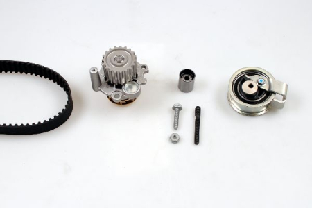 Set distributie potrivit AUDI A2; SEAT AROSA; SKODA FABIA I; VW LUPO I, POLO, POLO IV 1.4D/1.9D 1999-2008 (curea + intinzator + pompa apa) [1]