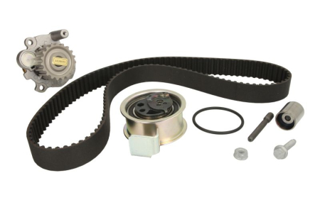 Distributie - Set distributie potrivit AUDI A2; SEAT AROSA; SKODA FABIA I; VW LUPO I, POLO, POLO IV 1.4D/1.9D 1999-2008 (curea + intinzator + pompa apa)