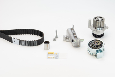 Distributie - Set distributie potrivit AUDI A2; SEAT AROSA; SKODA FABIA I; VW LUPO I, POLO, POLO IV 1.4D/1.9D 1999-2008 (curea + intinzator + pompa apa)