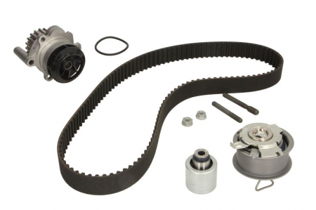 Set distributie potrivit AUDI A2; VW JETTA III 1.2D/1.9D 2001-2010 (curea + intinzator + Pompa apa) [1]