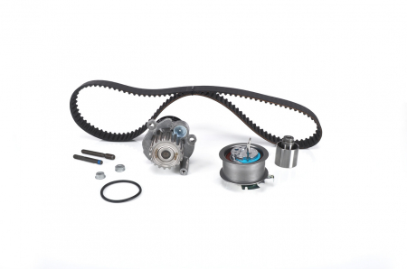 Set distributie potrivit AUDI A2; VW JETTA III 1.2D/1.9D 2001-2010 (curea + intinzator + Pompa apa) [2]