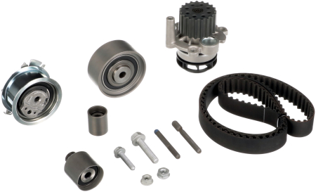 Set distributie potrivit AUDI A3, A4 ALLROAD B8, A4 B7, A4 B8, A5, A6 C6, Q5, TT; SEAT ALTEA, ALTEA XL, EXEO, EXEO ST, LEON, TOLEDO III 2.0D 2003-2018 (curea + intinzator + pompa apa) [1]