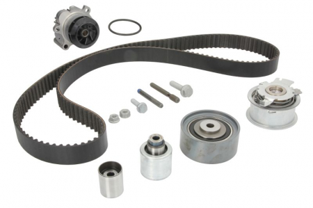 Set distributie potrivit AUDI A3, A4 ALLROAD B8, A4 B7, A4 B8, A5, A6 C6, Q5, TT; SEAT ALTEA, ALTEA XL, EXEO, EXEO ST, LEON, TOLEDO III 2.0D 2003-2018 (curea + intinzator + Pompa apa) [1]