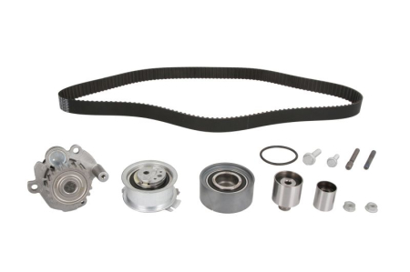 Distributie - Set distributie potrivit AUDI A3, A4 ALLROAD B8, A4 B8, A5, A6 C6, Q5, TT; SEAT ALTEA, ALTEA XL, EXEO, EXEO ST, LEON, TOLEDO III 2.0D 2003-2018 (curea + intinzator + pompa apa)