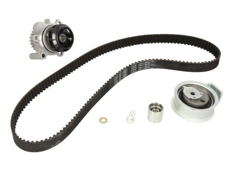 Distributie - Set distributie potrivit AUDI A3, A4 B5, A4 B6, A4 B7; SEAT EXEO, EXEO ST; VW PASSAT B5.5 1.8 1995-2010 (curea + intinzator + pompa apa)