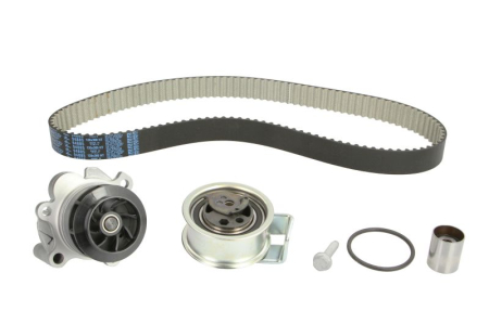 Distributie - Set distributie potrivit AUDI A3, A4 B5, A4 B6, A6 C5; FORD GALAXY I, GALAXY MK I; SEAT ALHAMBRA, LEON, TOLEDO II; SKODA OCTAVIA I 1.9D/2.0 1995-2010 (curea + intinzator + pompa apa)