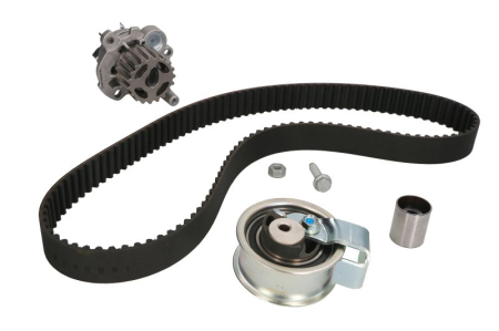 Distributie - Set distributie potrivit AUDI A3, A4 B5, A4 B6, A6 C5; FORD GALAXY I, GALAXY MK I; SEAT ALHAMBRA, LEON, TOLEDO II; SKODA OCTAVIA I 1.9D 1995-2010 (curea + intinzator + pompa apa)