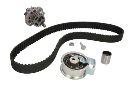 Distributie - Set distributie (curea + intinzator + Pompa apa) potrivit AUDI A3, A4 B5, A4 B6, A6 C5; FORD GALAXY I, GALAXY MK I; SEAT ALHAMBRA, LEON, TOLEDO II; SKODA OCTAVIA I 1.9D 03.95-09.10