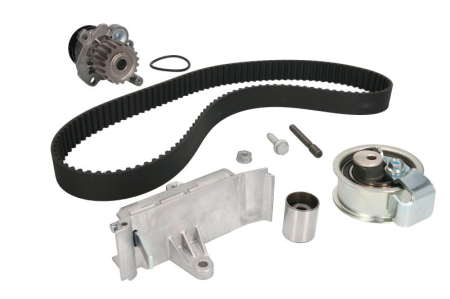 Distributie - Set distributie potrivit AUDI A3, A4 B5, A4 B6, A6 C5; FORD GALAXY I; SEAT ALHAMBRA, LEON, TOLEDO II; SKODA OCTAVIA I, SUPERB I 1.2D/1.9D 1995-2010 (curea + intinzator + pompa apa)