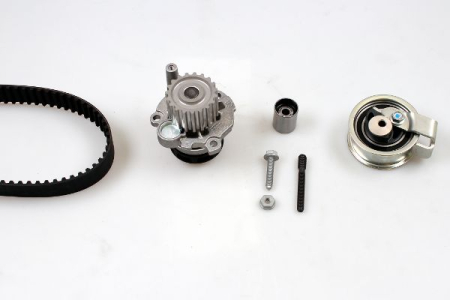 Set distributie potrivit AUDI A3, A4 B5, A4 B6, A6 C5; FORD GALAXY I; SEAT ALHAMBRA, LEON, TOLEDO II; SKODA OCTAVIA I, SUPERB I; VW BORA 1.9D 1995-2010 (curea + intinzator + pompa apa) [1]
