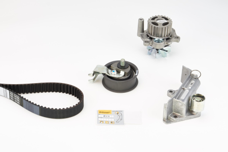 Set distributie potrivit AUDI A3, A4 B5, A6 C5, TT; SEAT ALHAMBRA, CORDOBA, IBIZA II, LEON, TOLEDO II; SKODA OCTAVIA I; VW BORA, BORA I 1.8 1995-2010 (curea + intinzator + pompa apa) [1]