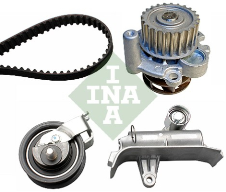 Set distributie potrivit AUDI A3, TT; SEAT ALHAMBRA, LEON, TOLEDO II; SKODA OCTAVIA I; VW BORA, BORA I, GOLF IV, NEW BEETLE, SHARAN 1.8 1996-2010 (curea + intinzator + pompa apa) [1]