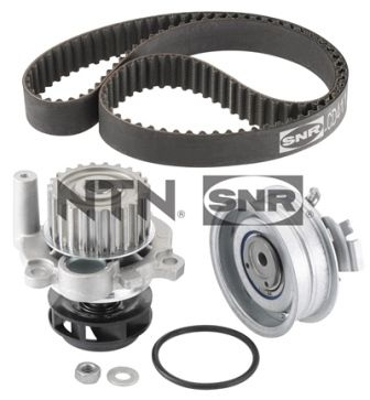 Set distributie potrivit AUDI A3, A4 B6, A4 B7, A6 C4, TT; SEAT ALHAMBRA, CORDOBA, IBIZA III, IBIZA IV, IBIZA IV SC, LEON 1.6-2.5D 1990-2017 (curea + intinzator + pompa apa) [1]