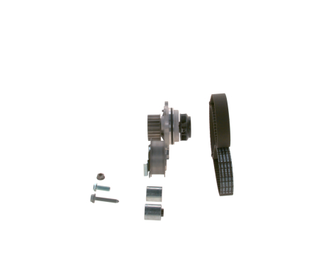 Set distributie potrivit AUDI A3, A4 B6; SEAT ALTEA, ALTEA XL, LEON, TOLEDO III; SKODA OCTAVIA II; VW EOS, GOLF PLUS V, GOLF V, JETTA III 2.0 2002-2010 (curea + intinzator + pompa apa) [2]