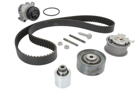 Set distributie (curea + intinzator + Pompa apa) potrivit AUDI A3, A4 B7, A6 C6; CHRYSLER SEBRING; DODGE AVENGER, CALIBER, JOURNEY; JEEP COMPASS, PATRIOT; MITSUBISHI GRANDIS 2.0D 02.03- [1]