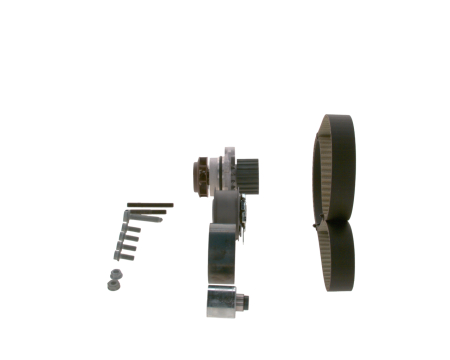 Set distributie potrivit AUDI A3, A4 B7, A6 C6; CHRYSLER SEBRING; JEEP COMPASS, PATRIOT; MITSUBISHI GRANDIS, LANCER VIII, OUTLANDER II 2.0D dupa 2003 (curea + intinzator + pompa apa) [2]