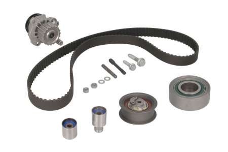 Distributie - Set distributie potrivit AUDI A3; SEAT CORDOBA, CORDOBA VARIO, CORDOBA VARIO/KOMBI, IBIZA II, IBIZA III, INCA, LEON, TOLEDO II 1.0/1.9D 1995-2010 (curea + intinzator + pompa apa)