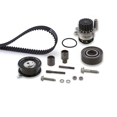 Set distributie potrivit AUDI A3; SEAT CORDOBA, CORDOBA VARIO, CORDOBA VARIO/KOMBI, IBIZA II, IBIZA III, INCA, LEON, TOLEDO II 1.9D 1993-2010 (curea + intinzator + pompa apa) [1]