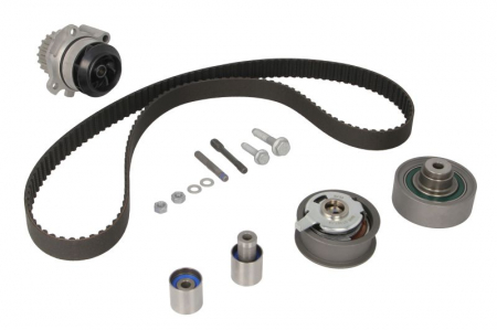 Set distributie (curea + intinzator + Pompa apa) potrivit AUDI A3; SEAT CORDOBA, CORDOBA VARIO, IBIZA II, IBIZA III, INCA, LEON, TOLEDO II; SKODA FABIA I, OCTAVIA I 1.0/1.9D 11.95-03.10 [1]