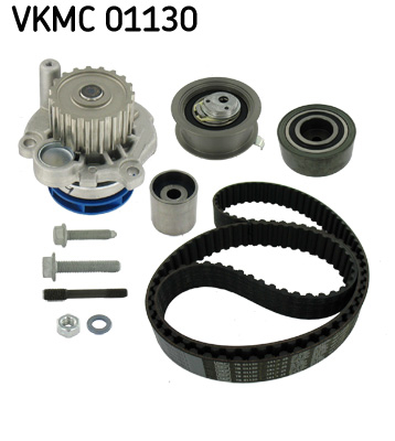 Set distributie (curea + intinzator + Pompa apa) potrivit AUDI A3; SEAT CORDOBA, IBIZA II, IBIZA III, LEON, TOLEDO II; SKODA FABIA I, OCTAVIA I, OCTAVIA I/KOMBI, SCALA 1.6D/1.9D 09.96- [1]