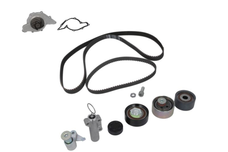Distributie - Set distributie potrivit AUDI A4 B5, A4 B6, A4 B7, A6 C5, A8 D2, ALLROAD C5; SKODA SUPERB I; VW PASSAT B5, PASSAT B5.5 2.5D 1997-2008 (curea + intinzator + pompa apa)