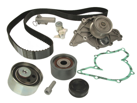 Distributie - Set distributie potrivit AUDI A4 B5, A4 B6, A4 B7, A6 C5, A8 D2, ALLROAD C5; SKODA SUPERB I; VW PASSAT B5, PASSAT B5.5 2.5D 1997-2008 (curea + intinzator + pompa apa)