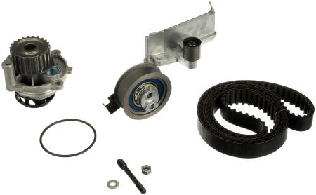 Set distributie potrivit AUDI A4 B6, A4 B7, A6 C5 2.0 2000-2008 (curea + intinzator + pompa apa) [1]