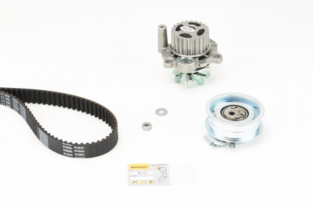 Set distributie (curea + intinzator + Pompa apa) potrivit AUDI A4 B6, A6 C4; SEAT ALHAMBRA, CORDOBA, IBIZA III, IBIZA IV, LEON; SKODA FABIA I, OCTAVIA I, SUPERB I 2.0-2.5D 07.90-12.17 [1]