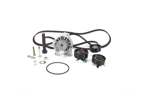 Set distributie potrivit AUDI A6 C4; VW CALIFORNIA T4 CAMPER, LT 28-35 II, LT 28-46 II, TRANSPORTER T4 2.4D/2.5D 1990-2006 (curea + intinzator + pompa apa) [1]