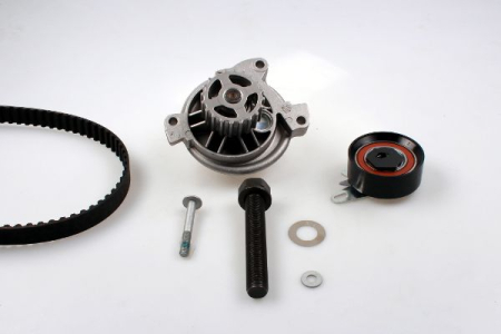 Set distributie potrivit AUDI A6 C4; VW CALIFORNIA T4 CAMPER, LT 28-35 II, LT 28-46 II, TRANSPORTER T4 2.4D/2.5D 1990-2006 (curea + intinzator + pompa apa) [1]