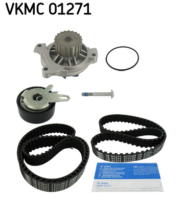 Set distributie potrivit AUDI A6 C4; VW CALIFORNIA T4 CAMPER, LT 28-46 II, TRANSPORTER T4 2.4D/2.5D 1990-2006 (curea + intinzator + pompa apa) [1]
