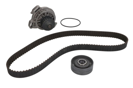 Distributie - Set distributie potrivit AUDI A6 C4; VW LT 28-46 II, TRANSPORTER T4 2.4D/2.5/2.5D 1990-2006 (curea + intinzator + pompa apa)