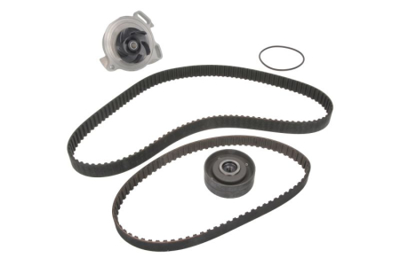 Distributie - Set distributie potrivit AUDI A6 C4; VW LT 28-46 II, TRANSPORTER T4 2.4D/2.5D 1990-2003 (curea + intinzator + pompa apa)