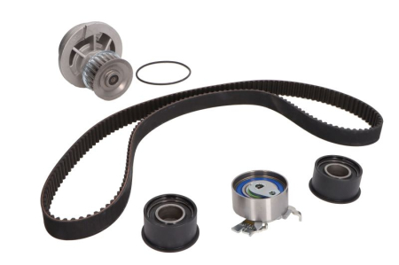Distributie - Set distributie potrivit BUICK SKYLARK; CHEVROLET ALERO, CAPTIVA, CAVALIER, MALIBU, VECTRA; DAEWOO LEGANZA; OPEL ANTARA A 2.2/2.4/2.4LPG dupa 1993 (curea + intinzator + pompa apa)